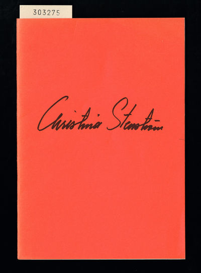 Christina Stenström. / Eskilstuna konstmuseum 19…