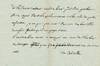Autograph Letter Signed, in French, 8vo, n.p., n.d.