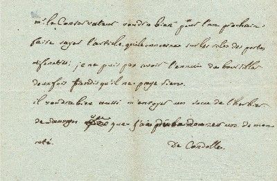 Autograph Letter Signed, in French, 8vo, n.p., n.d.