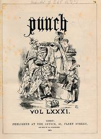 cover of Punch, Or the London Charivari. July - December 1881 Volume 81
