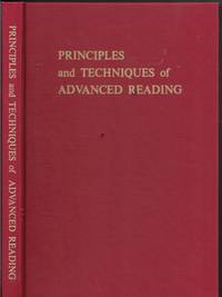 image of Principles And Techniques Of Advanced Reading