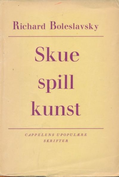 Skuespillkunst
