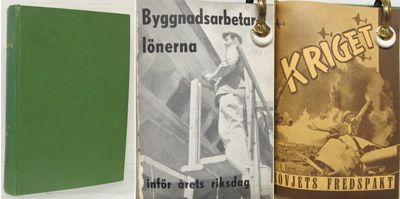 [Ryggtitel:] Broschyr 1939. Arbetarkultur. 1.…