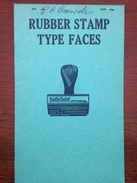 image of Rubber Stamp Type Faces Small Catalog.
