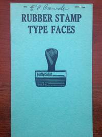 Rubber Stamp Type Faces Small Catalog.