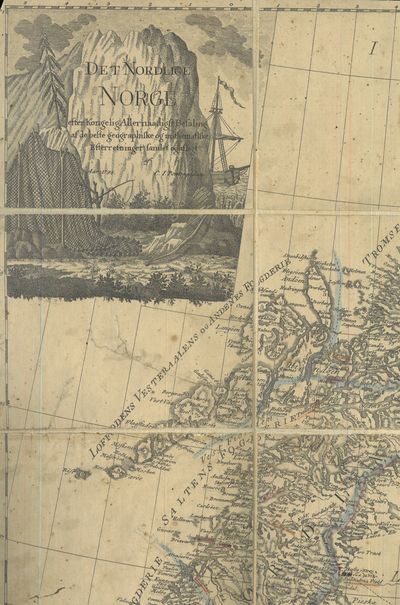 Det Nordlige Norge efter Kongelig Allernaadigst Befaling af de beste geographiske og mathematiske Efterretninger samlet og aflagt af (...) Aar 1795. (photo 2)