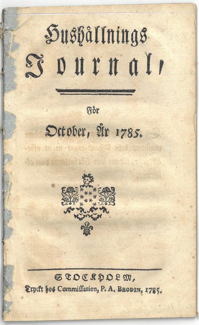 För October, År 1785.