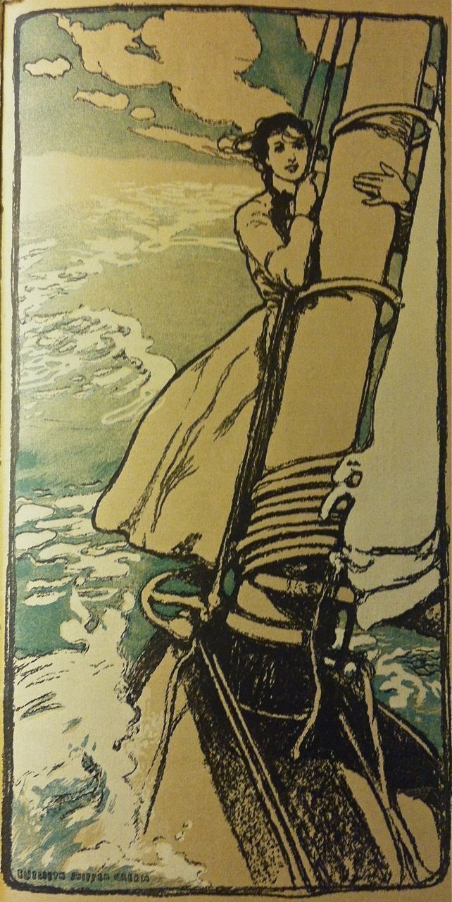 [Smith, Jessie Willcox Rarity] Bryn Mawr College Calendar for 1902 by