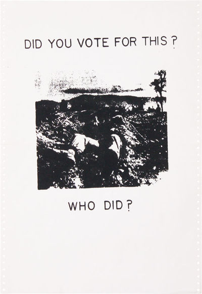 Poster: Did You Vote For This? Who Did
