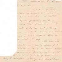 Autograph letter signed ("Geo F. Root") to ("Sir")