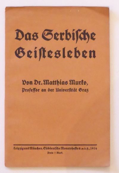 Das Serbische Geistesleben.