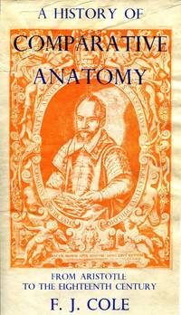 cover of A History of Comparative Anatomy from Aristotle to the Eighteenth Century