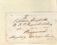 Autograph envelope front signed addressed to Captain Griffiths (Henry William Paget, 1768-1854,...