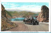 Sightseeing Coach at Avalon, Catalina Island, California POSTCARD by C.T. American Art - CA 1920S-30S