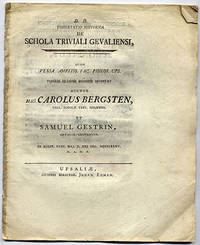 Dissertatio historica de schola triviali…