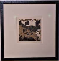 cover of (Framed Original Woodcut) An Eagle Ceremony at Tesuque Pueblo