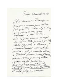 Fascinating and immersive letter of the master, at the heart of the creation of his masterpieces