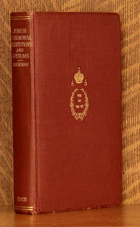 image of JEWISH CEREMONIAL INSTITUTIONS AND CUSTOMS