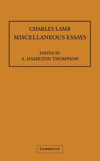 Miscellaneous Essays