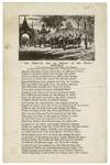 The funeral car in honors of the dead