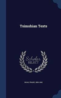 cover of Tsimshian Texts