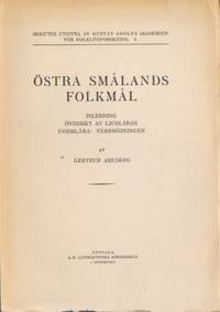 Östra Smålands folkmål. Inledning. Översikt av…