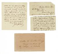 image of Three-page autograph letter signed to Luther Briggs on his plan of the college in Liberia