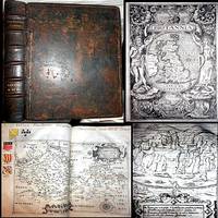 1607 BRITANNIA WILLIAM CAMDEN 1ST MAP EDITION 57 COMPLETE MAPS FOLIO LEATHER ENGLAND U.K. GEOGRAPHY by William Camden - 1607