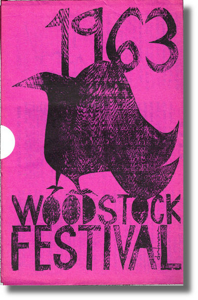 Woodstock Festival of Music and Art Summer, 1963 Program Guide
