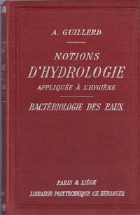 Bacteriologie Des Eaux Notions D'hydrologie Appliquée à L'hygiène