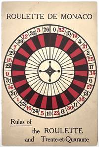 Roulette de Monaco" -- c.1900 Roulette Rules Pocket Guide