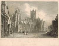 'Canterbury Cathedral' figures on street, after T.M. Baynes by S. Lacey.