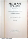 And it was Morning: The Story of the Jews in our Time.