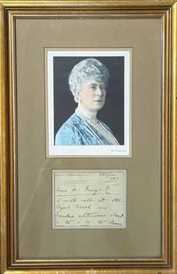 Autographed Signed Note