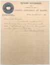 Letter on Illustrated Letterhead of Pythian Sisterhood