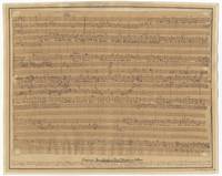 Oberon. Autograph musical manuscript working score of the complete chorus and ballet, number 21 from the third act of the opera. Ca. 1826