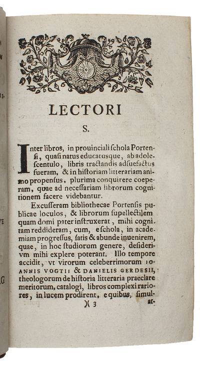 Analecta litteraria de libris Rarioribus. (photo 3)