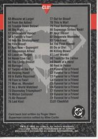 cover of Cromo E002089: Trading Cards. Batman Checklist
