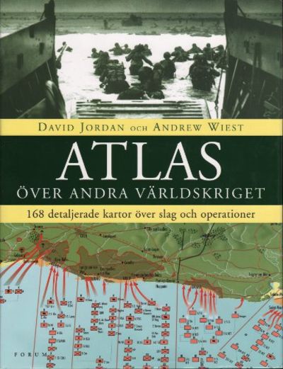 ATLAS ÖVER ANDRA VÄRLDSKRIGET. 168 detaljerade…