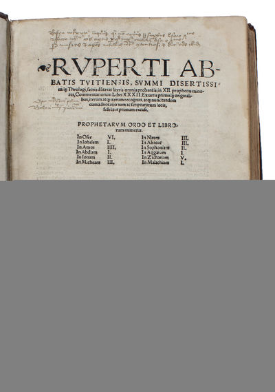 Summi disertissimi theologi, sacris dutaxat literis omnia probantis, in XII. prophetas minores, commentariorum libri XXXII. (...). (photo 2)