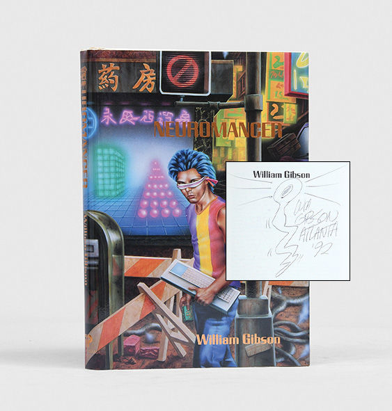 Limited First Edition Signed by Gibson with Neuron Sketch '92 - Biblio