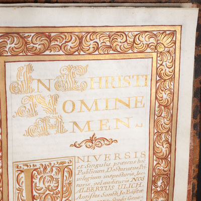 OPULENT MEDICAL DIPLOMA MANUSCRIPT |...; (photo 3)