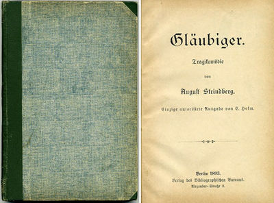 Gläubiger. Tragikomödie.
