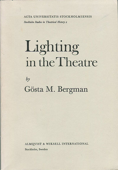 Lighting in the Theatre.
