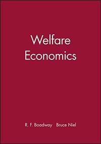 Welfare Economics by F. Boadway, R