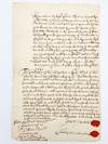 A Bond of Performance between Garrett Poor (a carpenter) and Luke von Thinehoon (a "cuirurgoon" [sic]) and Lawrence Read (a merchant) to whom they agree to pay two hundred pounds. [New York], 22 May 1691