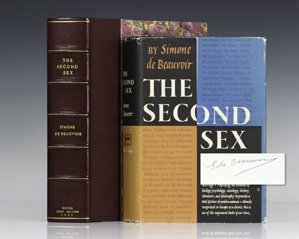 The Second Sex. by Simone de Beauvoir Signed First Edition 1953 from Raptis Rare Books