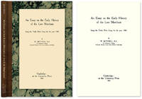 An Essay on the Early History of the Law Merchant: Being the Yorke..