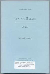 cover of Isaiah Berlin: A Life