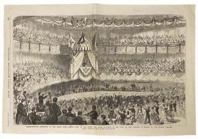 Massachusetts--Reception of the Grand Duke Alexis--View of the Grand Ball Given in Honor of the Duke by the Citizens of Boston, at the Boston Theatre. From a Sketch by Joseph BeckerFrank Leslie's Illustrated Newspaper, December 30, 1871